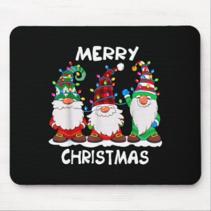 Merry Christmas Gnomes Xmas Family Men Women  Mouse Pad