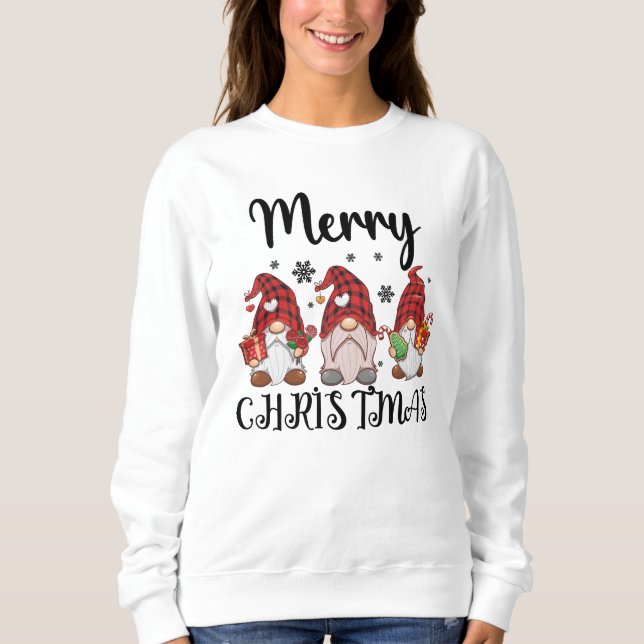 Merry Christmas Gnomies Christmas Gnomes  Sweatshirt (Front)