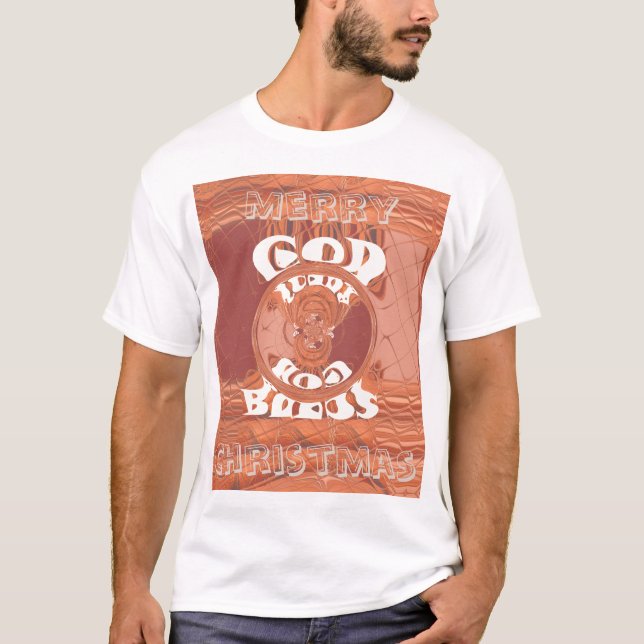 Merry Christmas God Bless You Kenya  Hakuna Matata T-Shirt (Front)