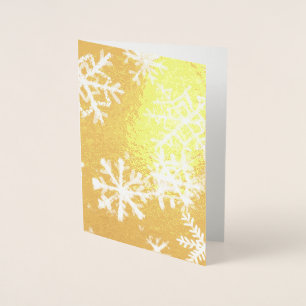 Merry Christmas Golden Holiday Postcard