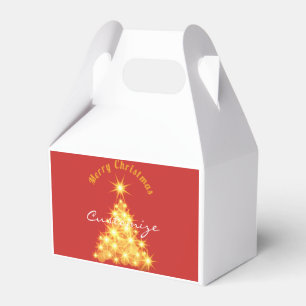 Merry Christmas Golden Tree Thunder_Cove Favour Box