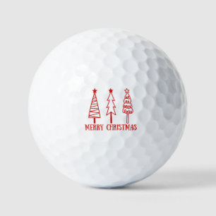 Merry Christmas Golf Balls