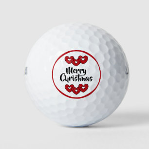 Merry Christmas golf balls by dalDesignNZ
