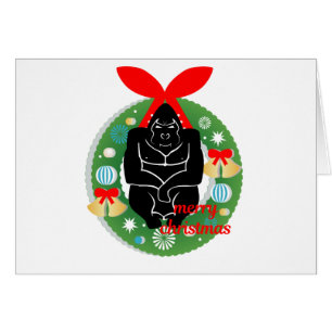 merry christmas gorilla