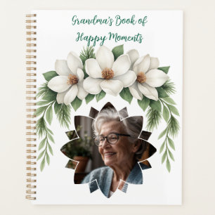 Merry Christmas Grandma Photo Holiday Gift Planner