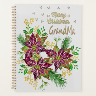 Merry Christmas Grandma Planner: Planner