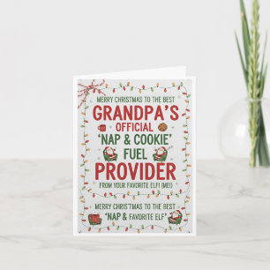 Merry Christmas Grandpa Holiday Card