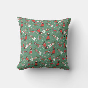 Merry Christmas Great Dane Dogs Cushion