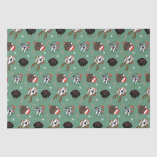 Merry Christmas Great Dane Dogs Tissue Paper