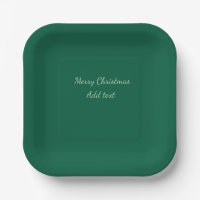 Merry Christmas green plain solo background holida