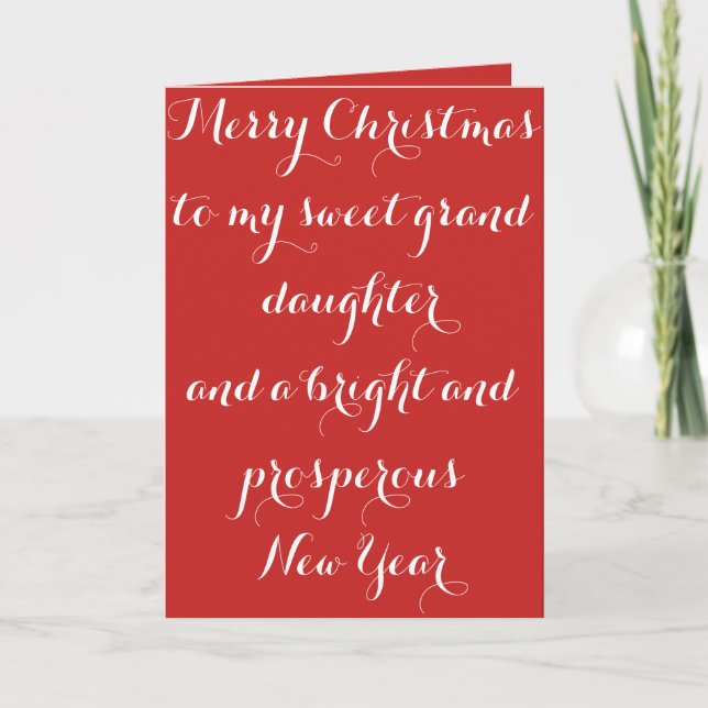 merry christmas greeting card (Front)