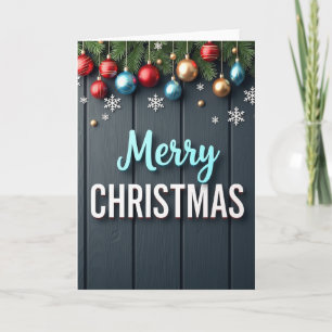 Merry Christmas Greeting Card