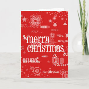 Merry Christmas Greeting Card