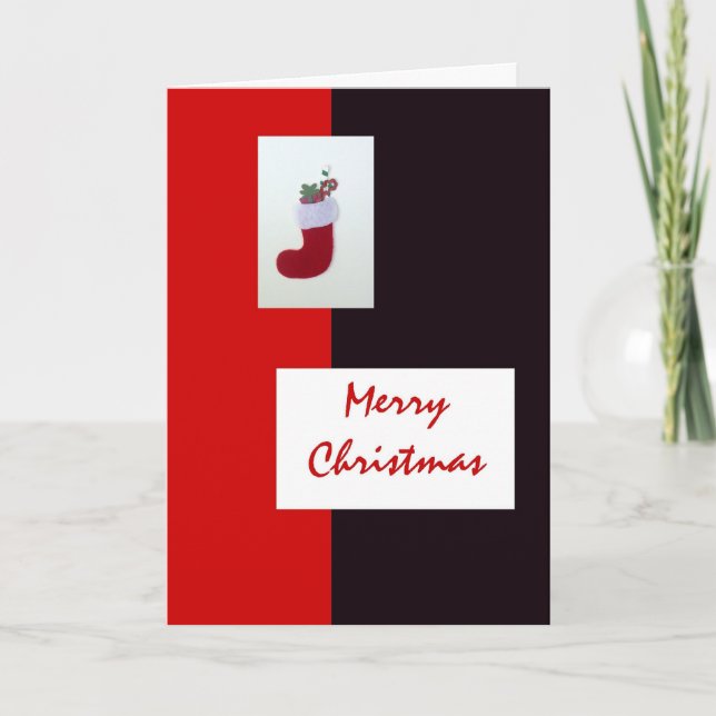 Merry Christmas Greeting Card (Front)