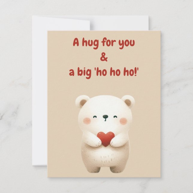 Merry Christmas Greeting Card (Front)