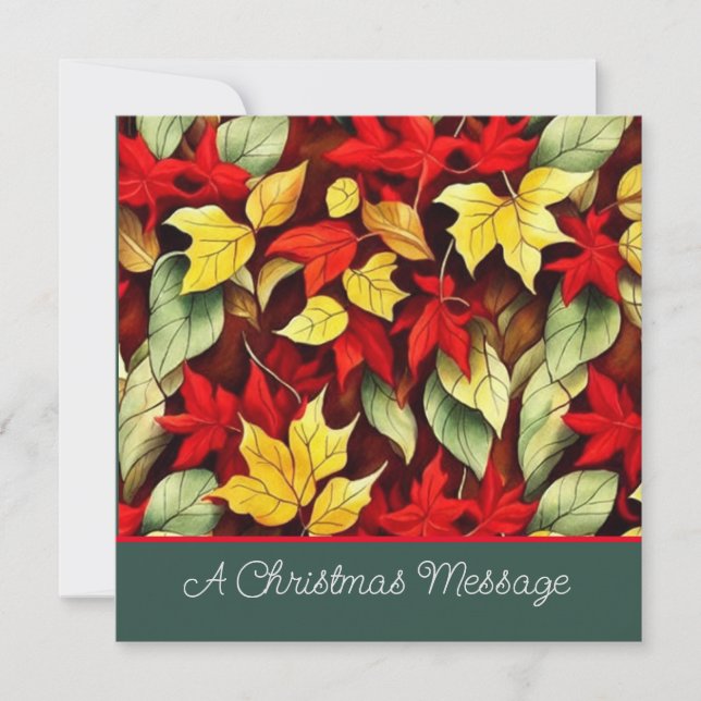 Merry Christmas Greeting Card (Front)