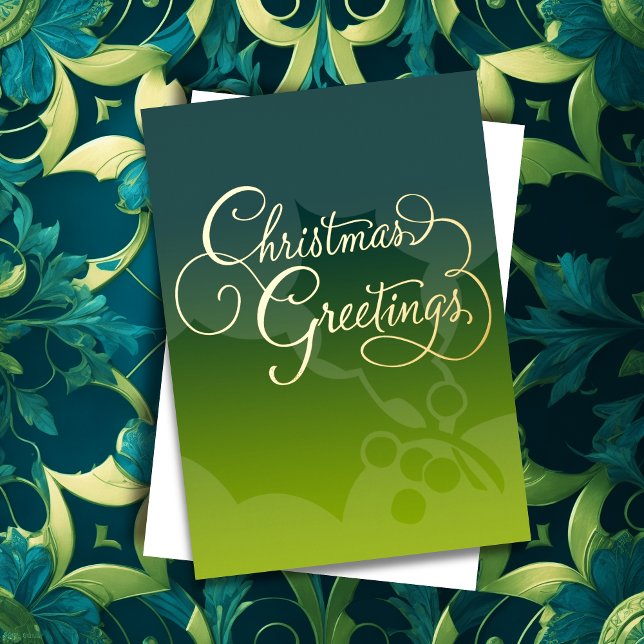 Merry Christmas Greeting Card Any Colour w/ Lime (Creator Uploaded)