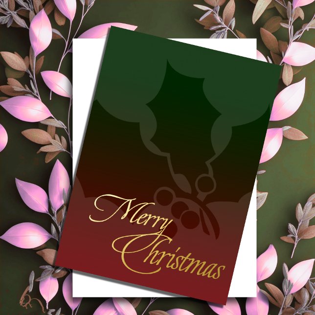 Merry Christmas Greeting Card Any Colour w/ Red (Creator Uploaded)