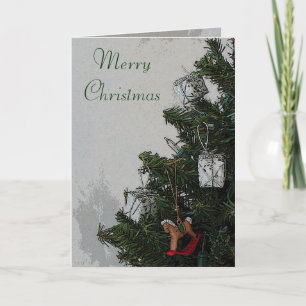 Merry Christmas Greeting Card by Janz