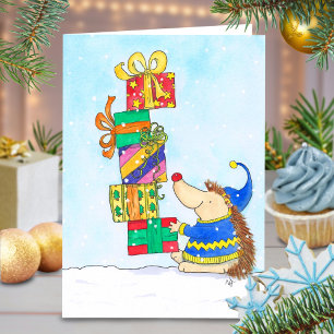 Merry Christmas greeting card by Nicole Janes