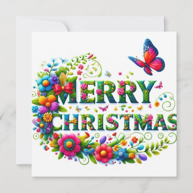 Merry Christmas Greeting Cards  (Front)