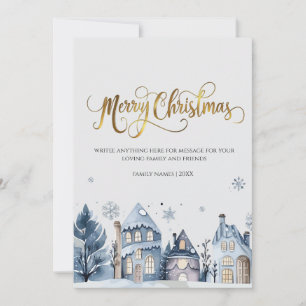 Merry Christmas greeting Invitation