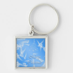 Merry Christmas. Greeting. Key Ring