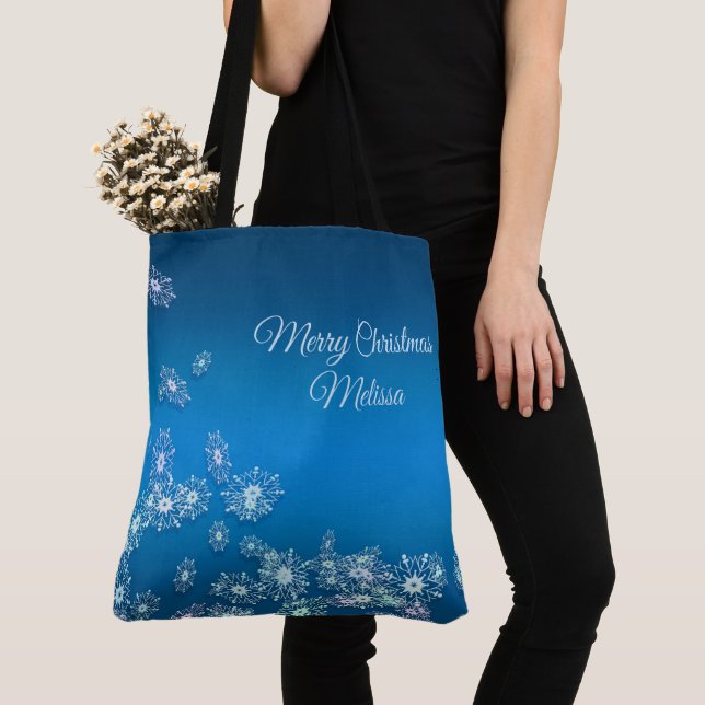Merry Christmas. Greeting. Tote Bag (Close Up)