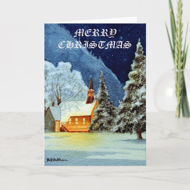 Merry Christmas Greetings Card (Front)