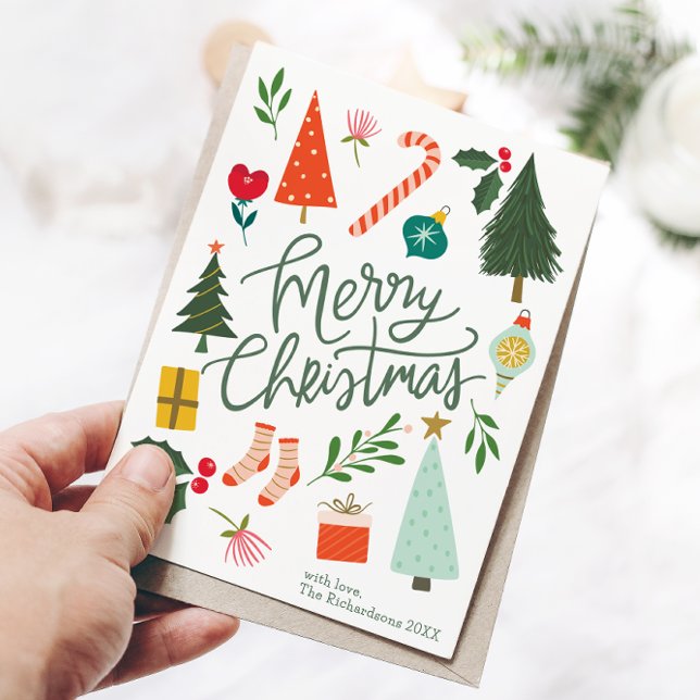 Merry Christmas Greetings Holiday Card (Creator Uploaded)
