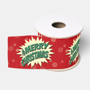 Merry Christmas Grosgrain Ribbon