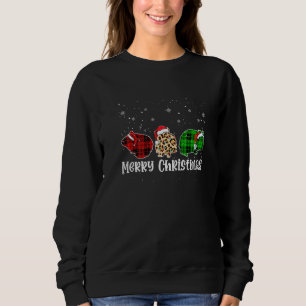 Merry Christmas Guinea pig Animals Leopard Buffalo Sweatshirt