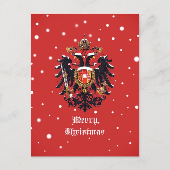 "Merry Christmas" Habsburg Postcard (Front)