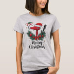 Merry Christmas Hairstylist Hairdresser Xmas Hair  T-Shirt<br><div class="desc">Merry Christmas Hairstylist Hairdresser Xmas Hair Tools</div>