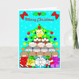 Merry Christmas Hamster-Butt Card