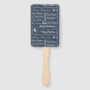 Merry Christmas Hand Fan