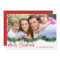 Merry Christmas Hand Lettered Script Photo Card
