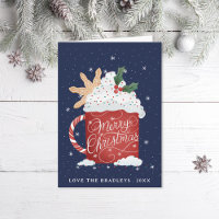 Merry Christmas Hand-Lettering Hot Cocoa