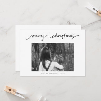 Merry Christmas - Handwritten Minimalist Card