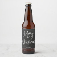 Merry Christmas | Handwritten Script on Chalkboard