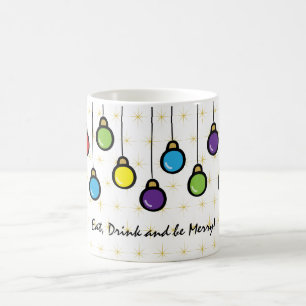 Merry Christmas Hanging Ornaments Coffee Mug