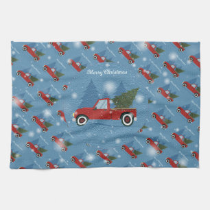 Merry Christmas Happy Best Gift Tea Towel