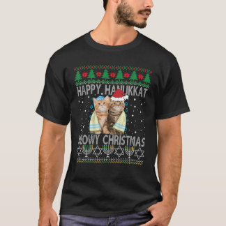 Merry Christmas Happy Hanukkah Jewish Christmas Ca T-Shirt