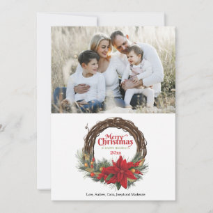 Merry Christmas & Happy Holidays Photo Card