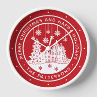 Merry Christmas Happy Holidays Winter Personalised