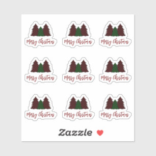 Merry Christmas Happy Mail Gift Decoration Pack