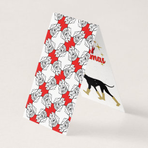 Merry Christmas Happy New Great Dane Year