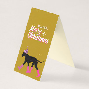 Merry Christmas Happy New Great Dane Year