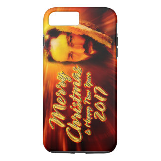 Merry Christmas Happy New Year 2017 Jesus Case-Mate iPhone Case