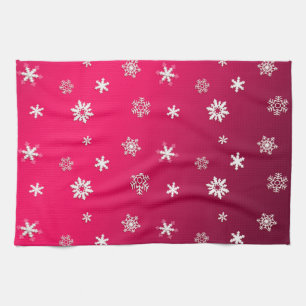 Merry Christmas & Happy New Year! 2020 XMAS Snow Tea Towel